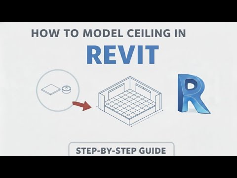 Revit tutorial: How to model Ceiling in Revit PART7 - YouTube