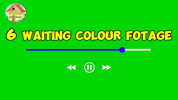Greenscreen Free Download No Copyright ~ Amazing 6 Color Waiting Loading Bar Animation Video Footage