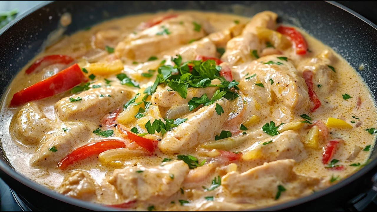 Я никогда не пробовал курицу в таком вкусном соусе! Питательный ужин за 15 минут!