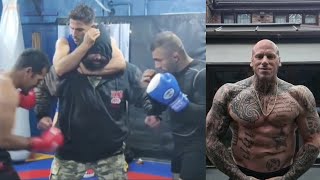 This is how the Iranian Hulk Sajad Gharibi is training to defeat Martin Ford