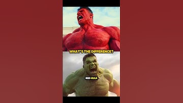 What’s the difference between Red Hulk & Green Hulk? | #shorts #viral #trending #funny