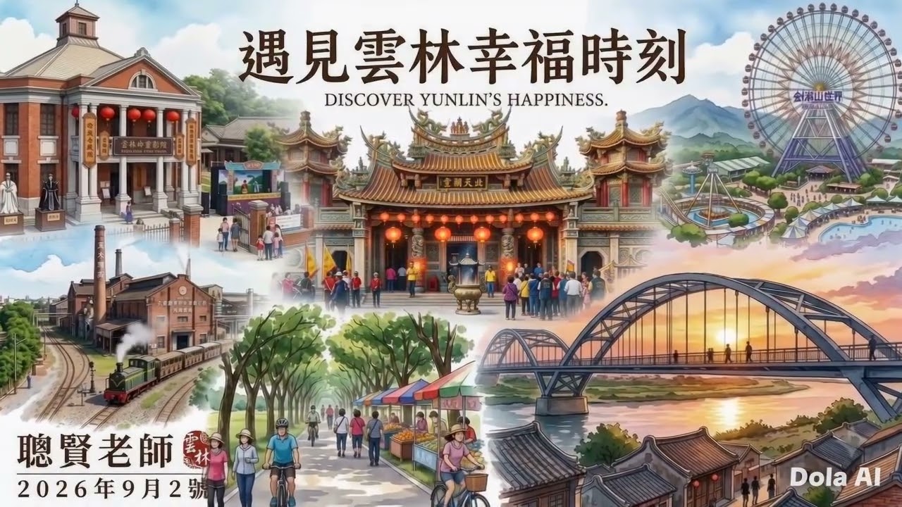 雲林景點片頭-Dola AI 生成 縮圖