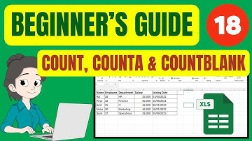 Excel for Beginners | COUNT, COUNTA & COUNTBLANK Explained#excel #exceltips #exceltutorial