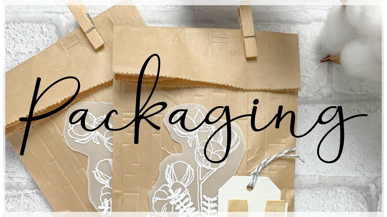 PACKAGING con BOLSA KRAFT 🌱 paquete para regalo - YouTube