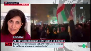 Ryma Sheermohammadi, De Las Protestas En Irán La Gente Sale A La Calle Porque... - Al Rojo Vivo