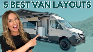 5 BEST VAN LAYOUTS (must watch before van life) by Sara & Alex James  293,446 views 1 year ago 13 minutes, 58 seconds