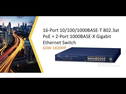 GSW-1820HP Gigabit Ethernet Switch