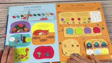 A Look Inside The Usborne Lift The Flap Adding and Subtracting Book