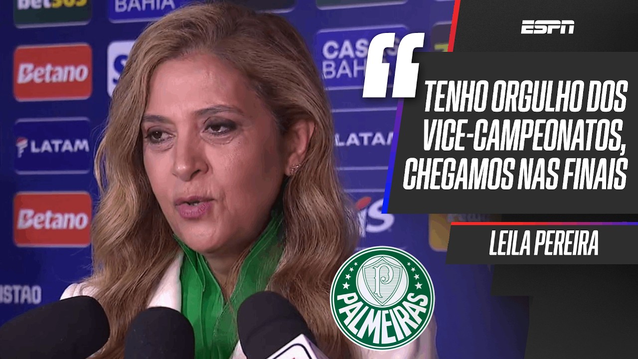 LEILA PEREIRA COMEMORA TÍTULO DO PAULISTÃO DO PALMEIRAS E REBATE CRÍTICAS