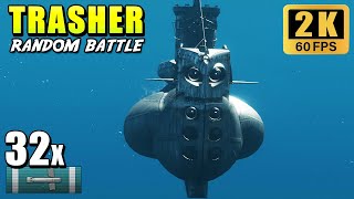 Submarine Thrasher: Limited Impact with Damage to Only Two Ships