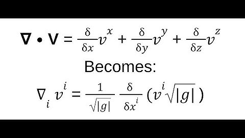 Deriving a generalized expression for the Divergence.