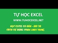 [Videos] Học EXCEL cơ bản - 20 - Sử dụng spark lines 