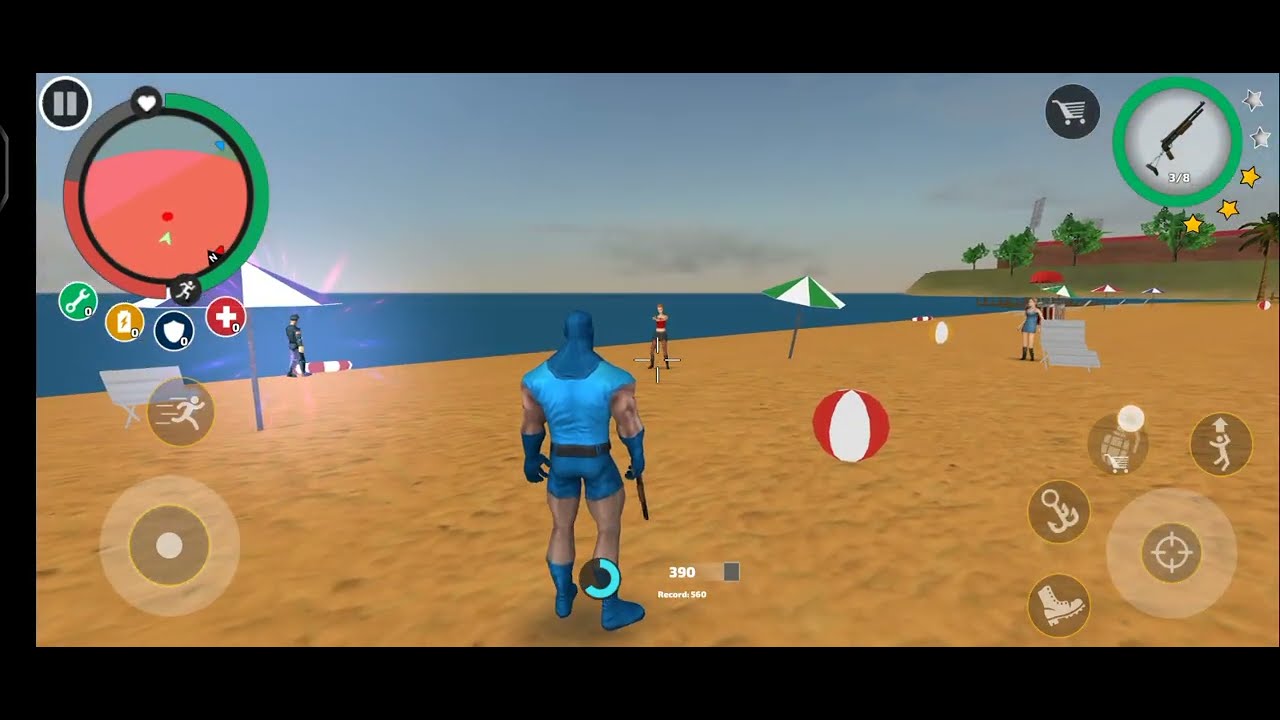 NEW ROPE HERO GAME। बवाल गेम न्यु रोप हीरो गेम। 2023। km km gaming ...
