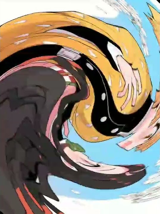 zenitsu xxx nezuko || anime || jedagjedug || kimetsu no yaiba || #shorts