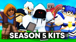 WINNING With EVERY Kit In SEASON 5 BATTLEPASS.. (Roblox Bedwars)