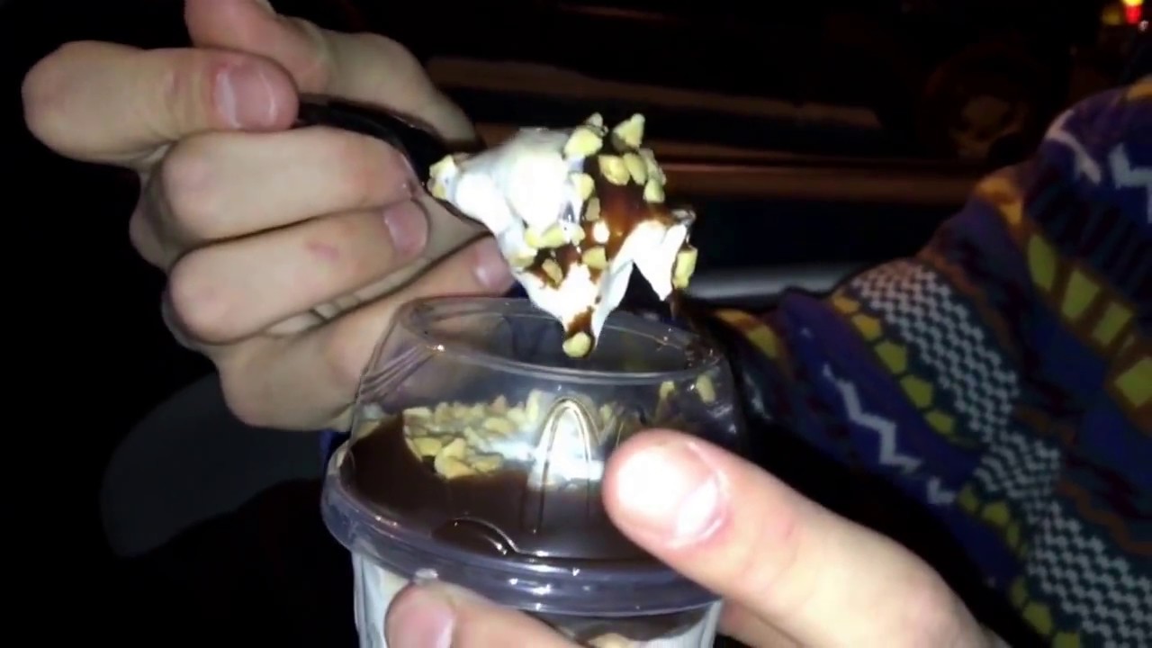 McDonald's Hot Fudge Sundae Food Review YouTube