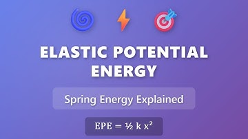 Elastic Potential Energy: Spring Energy Explained Simply | Physics Tutorial