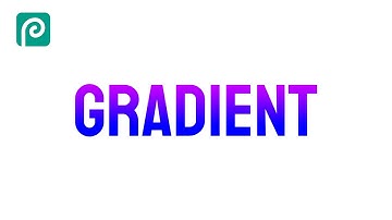 How to create  Gradient text in Photopea