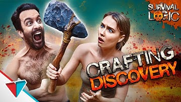 Crafting your first item in a survival game