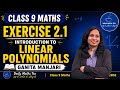 Class 9 Maths | Linear Polynomials Exercise 1 Done ✅ | Ex 2 Coming
