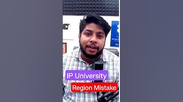 IP University Online Counselling🔥Region Mistake❌
