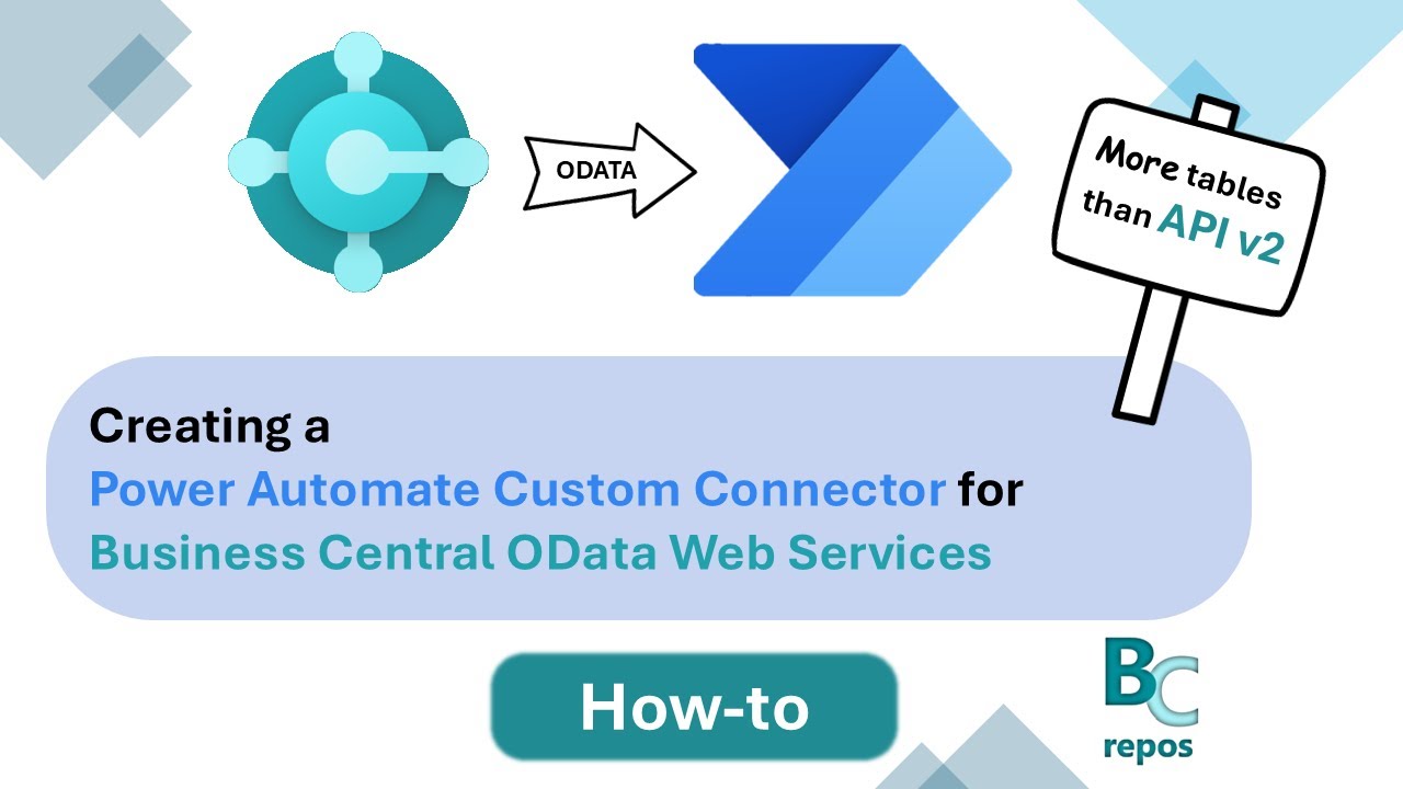 Business Central Custom OData Power Automate Connector by BC Repositories