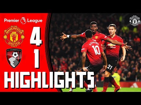 Highlights | Manchester United 4-1 Bournemouth | Premier League