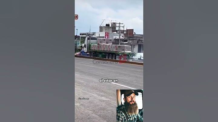 ¿Creen que el camionero lo hizo apropósito? #trucks #trailers #camioneros#camiones #camion
