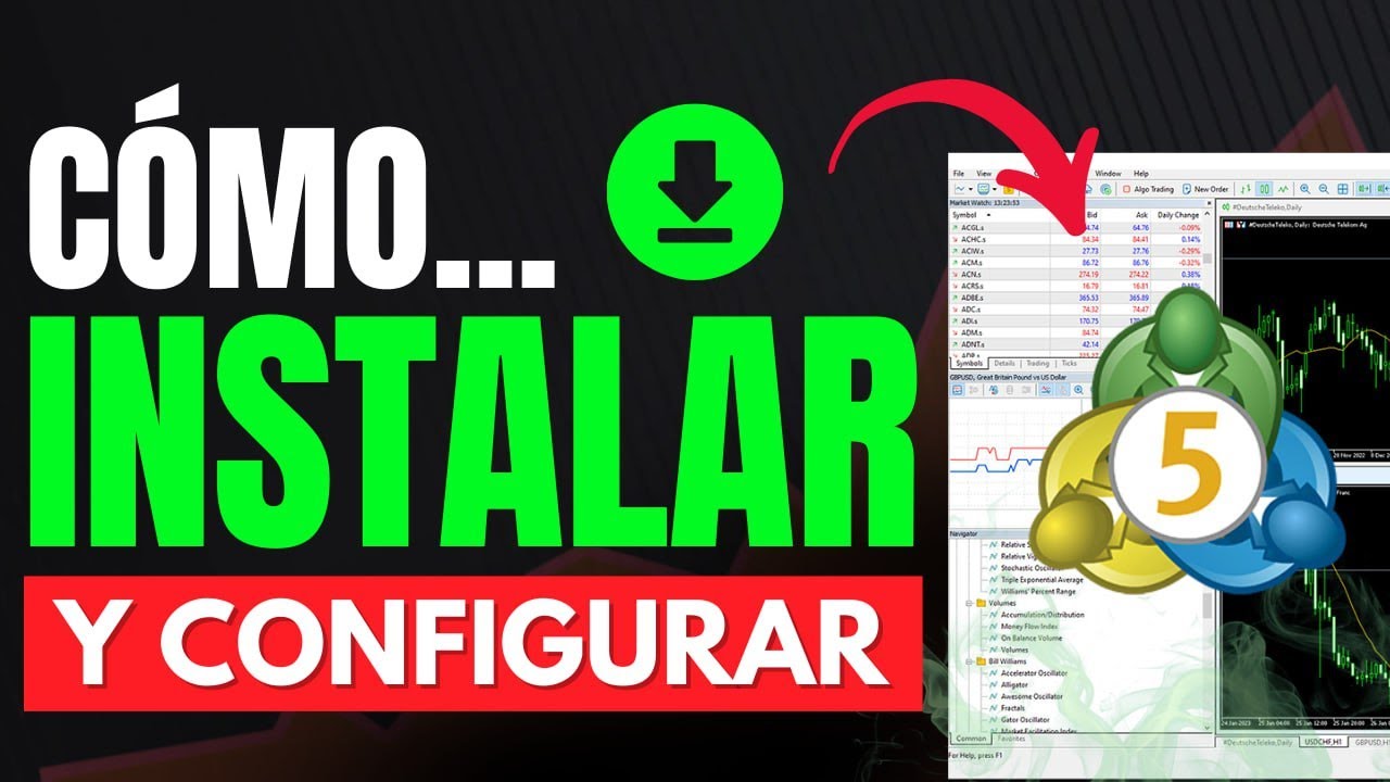 Cómo INSTALAR y CONFIGURAR METATRADER 5 en PC y Móvil - YouTube