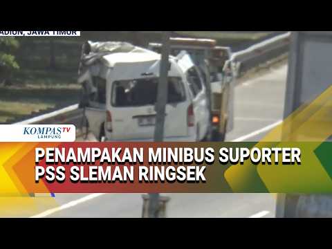 This Is the Condition of the PSS Sleman Supporters' Minibus After the Deadly Crash, 4 People Dead