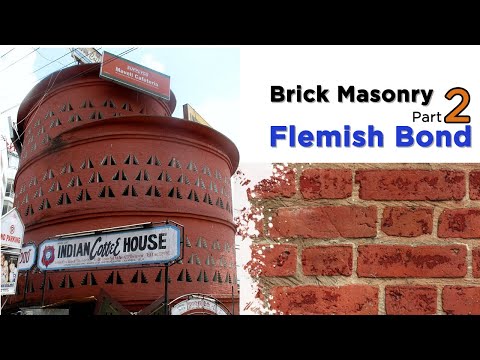 Brick Masonry (Flemish Bond) - Civil Engineering Class  (Unit 2, Lecture 5 ) | Basic Civil Made Easy