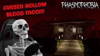 I Survived a Cursed Hollow Blood Moon! | Phasmophobia Cursed Hollow Event