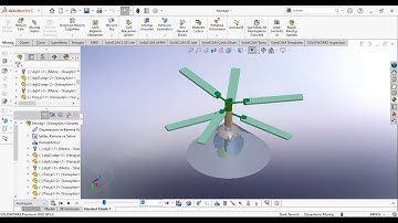 Solidworks 2020 Contra Rotating Propellers