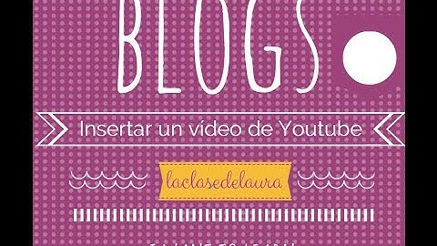 Cómo insertar un vídeo de Youtube en un Blog