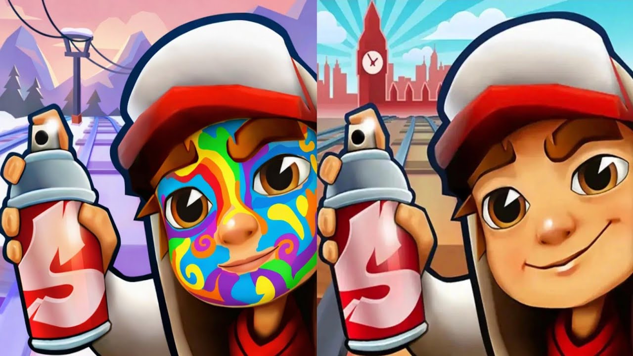 Subway surfers : winter xtreme 2026 🆚 London Lucky Creatures 2026 Map Comparison 