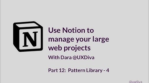 12. Web Project: Pattern Library (4)