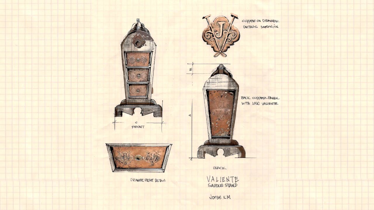 Saddle-Stand Design Illustration