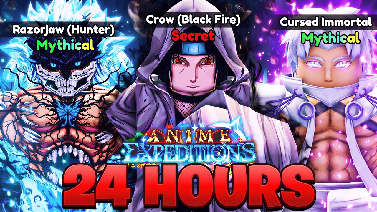 My LUCKIEST Update! Spending 24 Hours Completing The New Anime