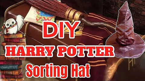 Easy DIY Harry Potter Sorting Hat 🤎