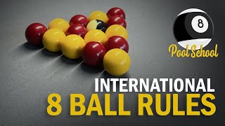 International 8 Ball Rules Part 1  The Break | Pool School