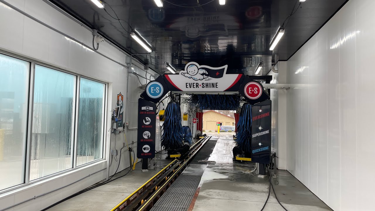 MacNeil Tunnel: Evershine Car Wash | Greensboro, NC - Inside View - YouTube