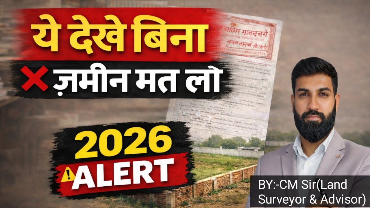 ये देखे बिना ज़मीन मत लो | 2026 Alert | Land Buying Mistakes | Property Pathsala
