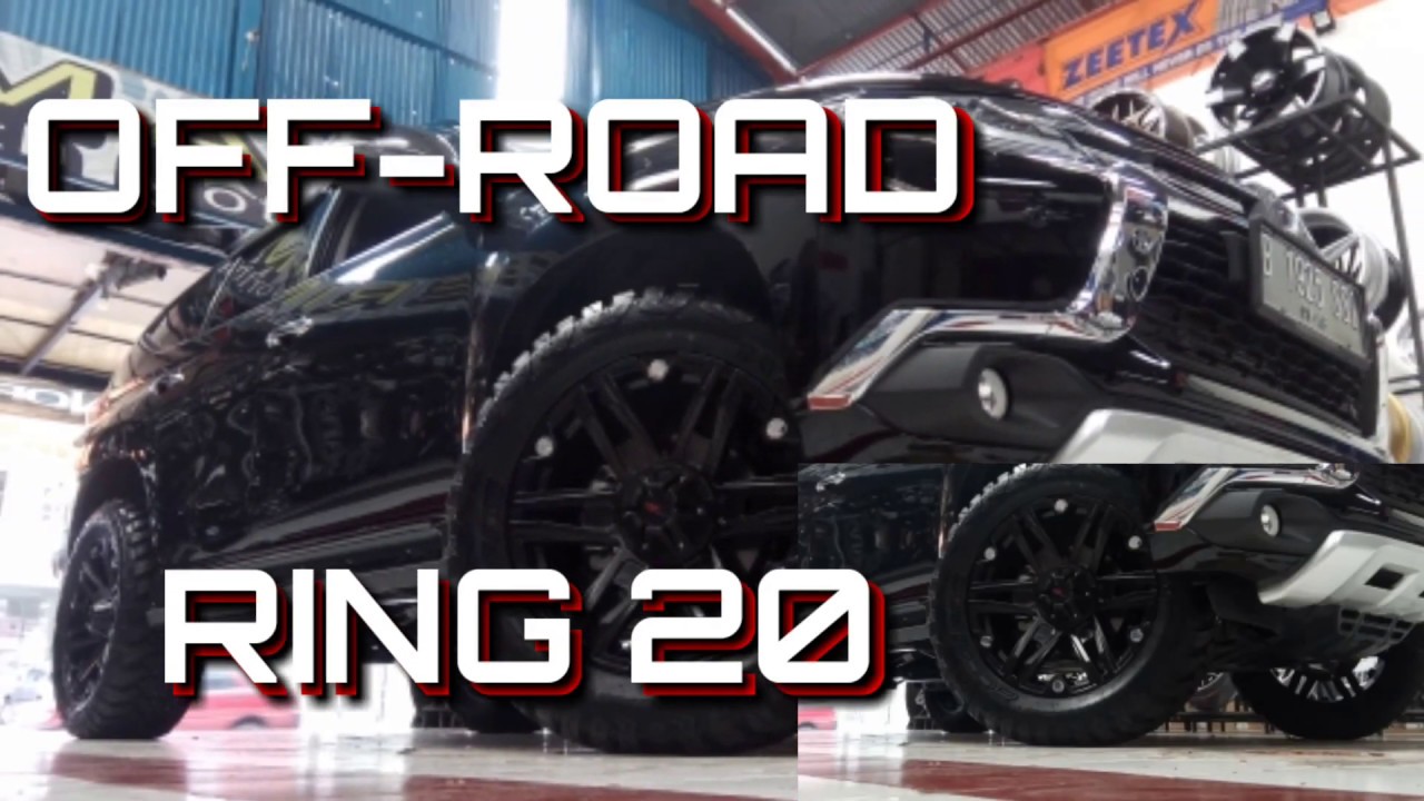  PAJERO  SPORT Modifikasi Velg  OFFROAD Ring  20  YouTube