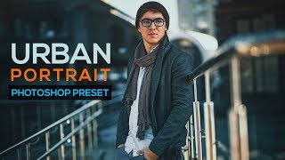 How to Edit Urban Portrait Photography [Free Preset] Photoshop Tutorial [Photo Effects] screenshot 1