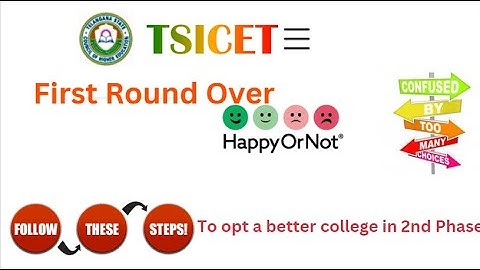 TS ICET 2nd Phase Counseling || TS ICET Seat Allotment 2023 || TS ICET |How to choose better college