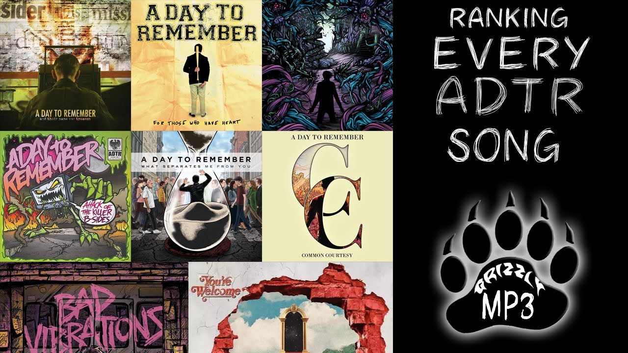 Ranking Every A Day To Remember Song (WORST TO BEST) - YouTube