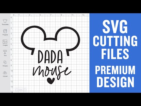 Dada Mouse Svg Cut File for Cricut