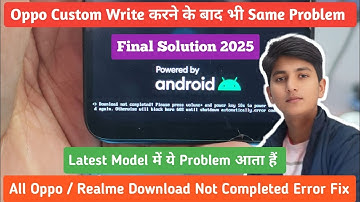 Realme C25 Download Not Completed Problem Solution || All Oppo / Realme Download Not Completed Fix