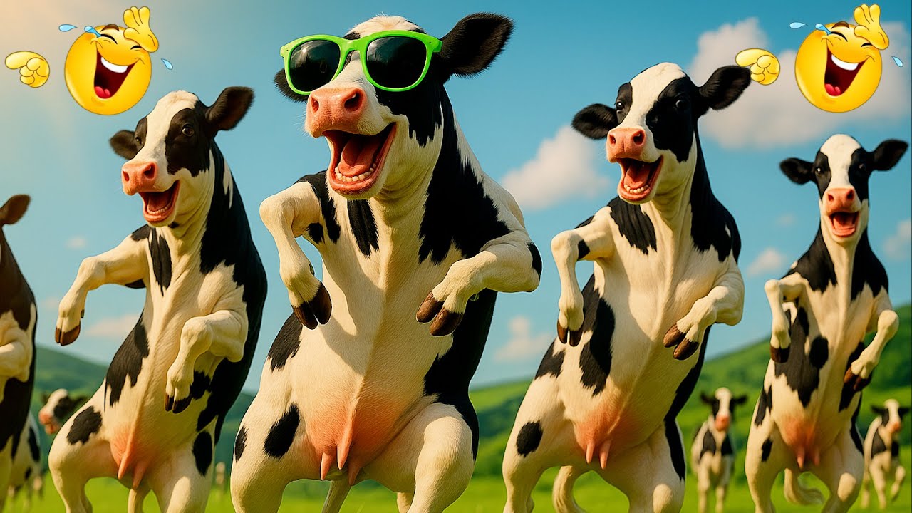 100% Hilarious Mind-Blowing Cow Dance Moves – LOL Guaranteed! 🐮🤣 Funny Cow Dance !