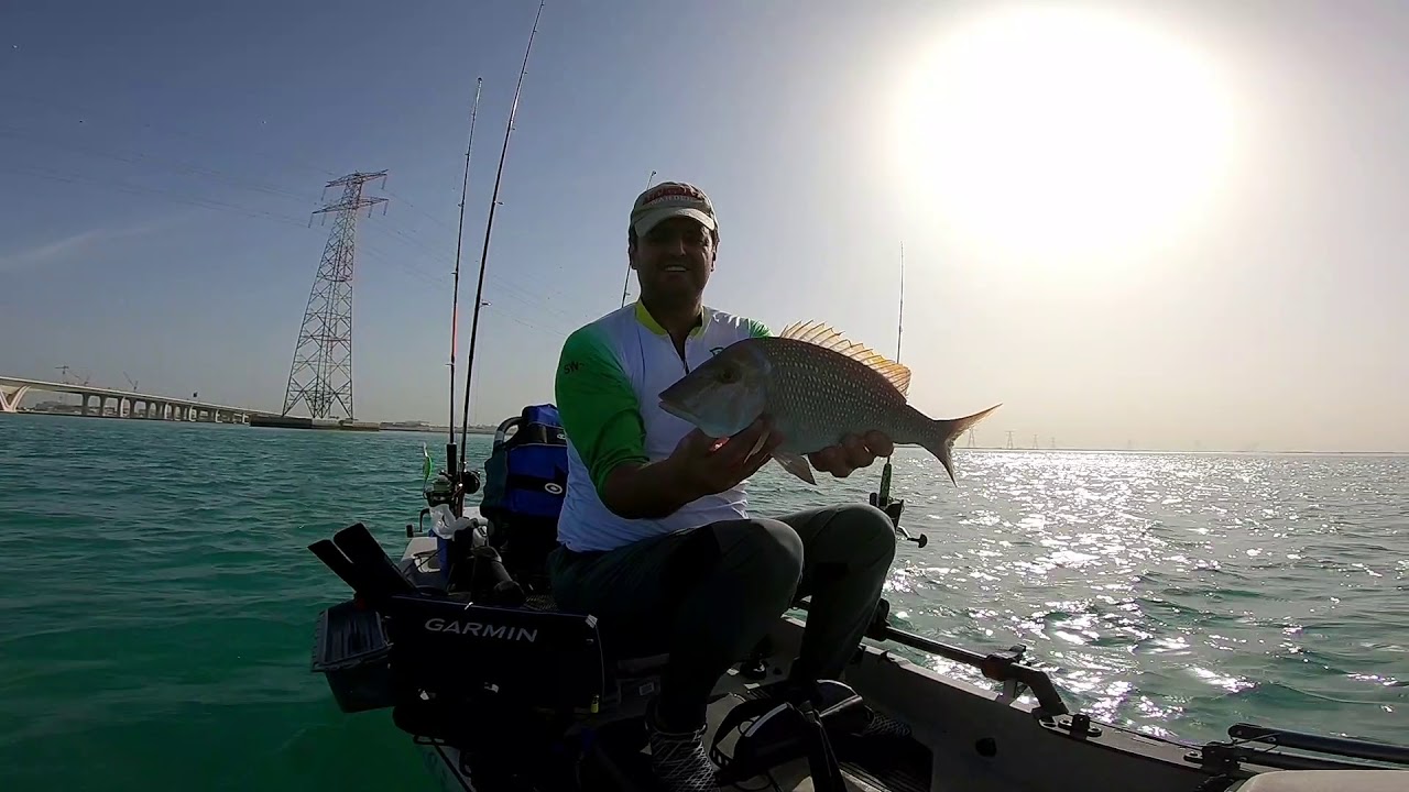 hobie pa14 kayak fishing jigging - sheri - youtube